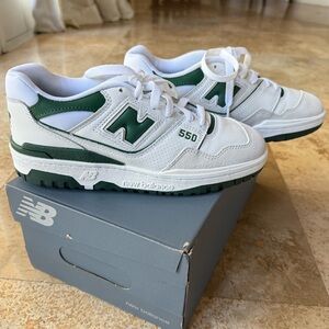 New balance 550 white green